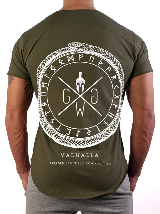 Valhalla T-Shirt - Olive - Gym Generation®-7640171167251-www.gymgeneration.ch