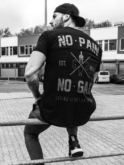 No Pain No Gain T-Shirt - Schwarz - Gym Generation®--www.gymgeneration.ch
