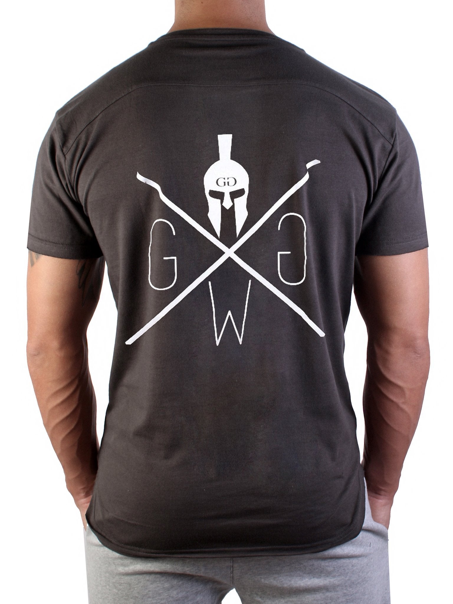 "Warriors" College T-Shirt - Gunmetal - Gym Generation®--www.gymgeneration.ch