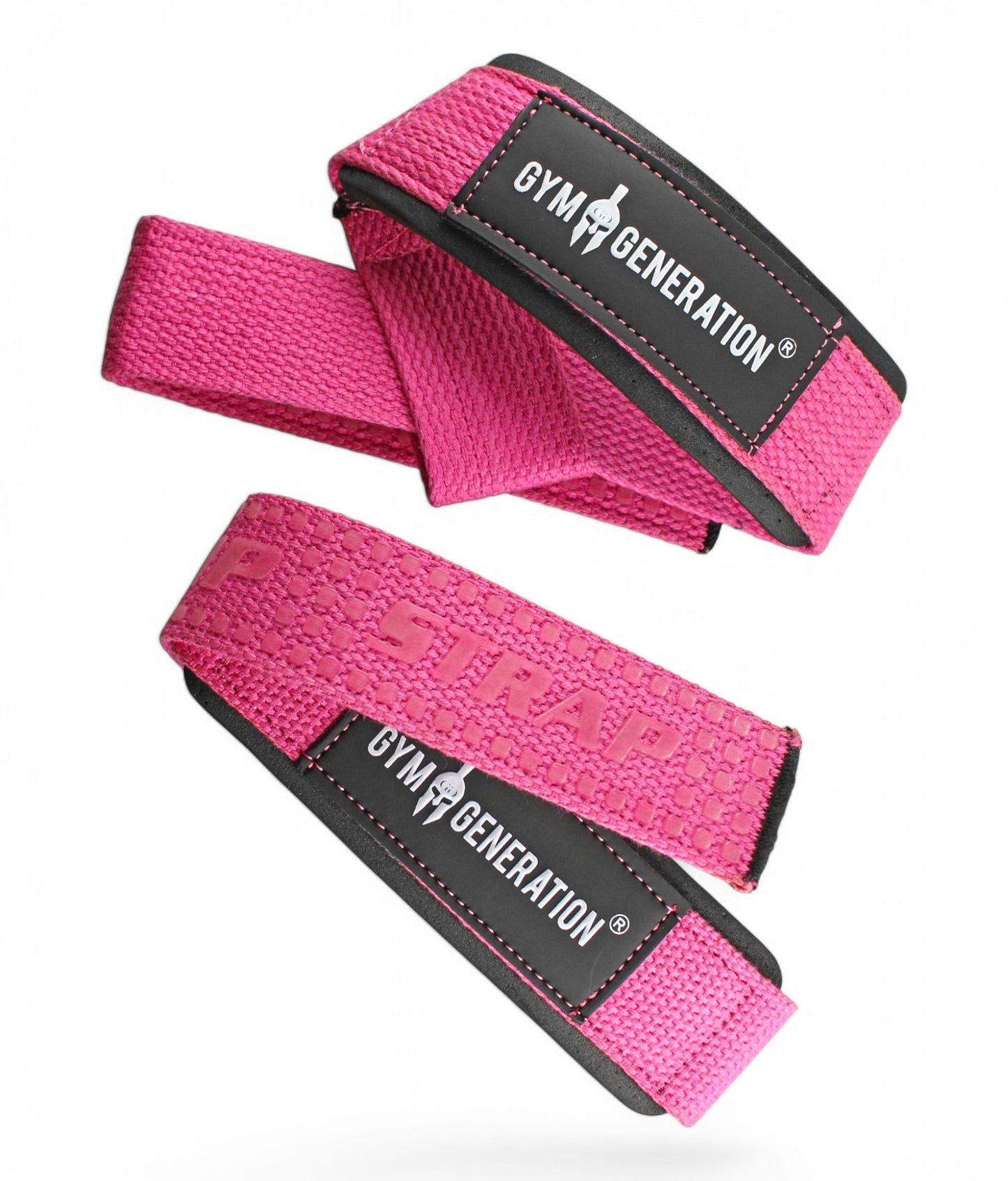 Krafttraining Zughilfen Pink – Weiche und langlebige Gym Generation Lifting Straps mit optimalem Grip für Deadlifts, Rack Pulls und Langhantelrudern.