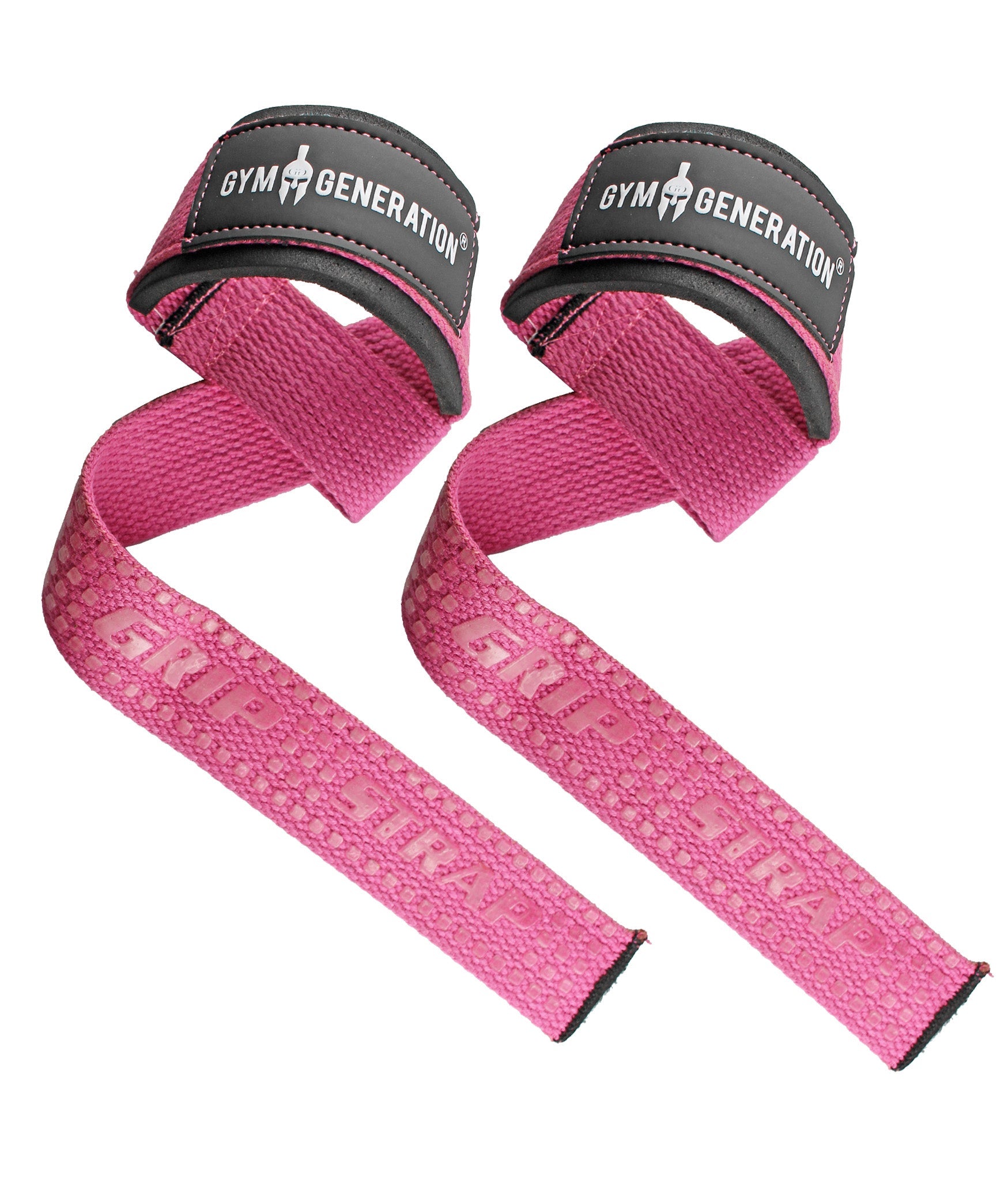 Gym Generation Zughilfen Pink – Stylische und strapazierfähige Fitness Zughilfen für mehr Griffkraft, Sicherheit und Stabilität beim Krafttraining.